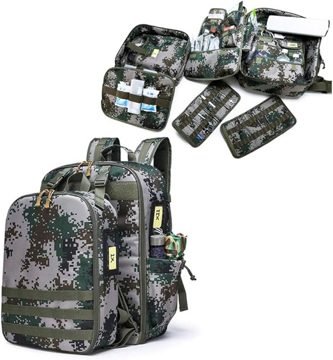 First Aid Kit Bag,High Capacity Compact and Lightweight Two Backpack for Home Outdoor Travel Camping,Hiking