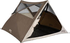 CLAM Quick-Set A-Frame Tent, 8 x 8 Ft Portable Outdoor Hiking Camping Shelter, Apex