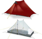 LANSHAN Ultralight Tent 3-Season Backpacking Tent for 1-Person or 2-Person Camping, Trekking, Kayaking, Climbing, Hiking