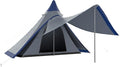 15.4'x15.4'x8.5' Waterproof Teepee Tent, with Porch, for 2-3 Person Backpacking Camping