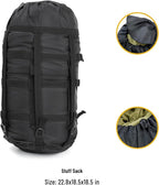 MT Army Military Modular Sleeping Bags System, Multi Layered with Bivy Cover for All Season, Woodland/Multicam