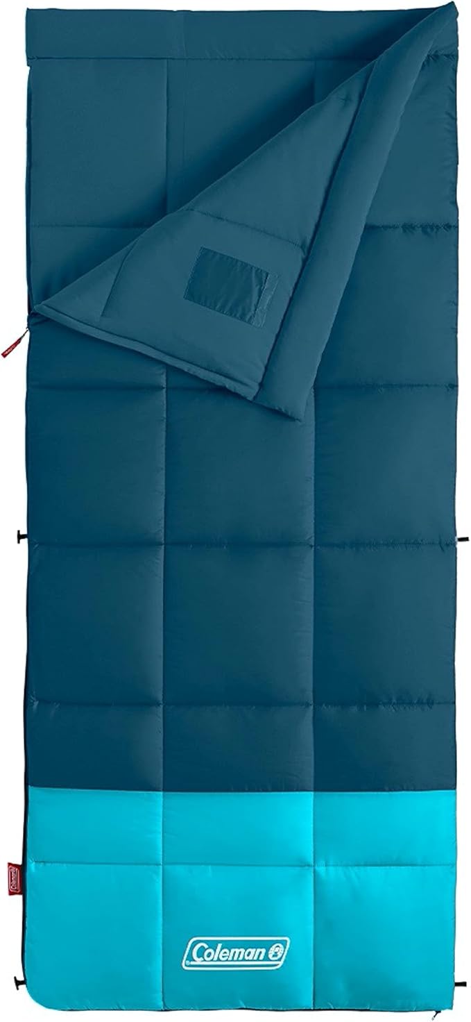 Coleman Kompact Sleeping Bag, Indoor/Outdoor Lightweight Sleeping Bag for Adults, 20°F/30°F/40°F Options for Camping, Hiking, Backpacking with Included Compression Sack