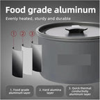 Camping Cookware Set Portable Kit Outdoor Pot Cooking Water Kettle Pan Tableware Hiking Picnic Equipment