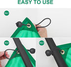 60PCS 6inch Ball Bungee Cords, Heavy Duty Outdoor Bungee Cord with Balls, Tarp Tie Down Bungee Balls for Shelter, Camping, Cargo,Tent Poles UV Resistant（Ball Size 1 inch）