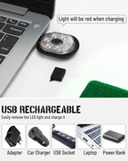 Beanie Headlamp - Unisex Winter Knit Cap Gifts for Men Dad Father with LED Hands Free USB Rechargeable Caps