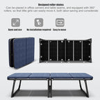 Roller Skating Shoe Design Camping Cot, Portable Folding Bed for Travel/Room/Office/Home Nap, Folding Cot with Mat for Adults