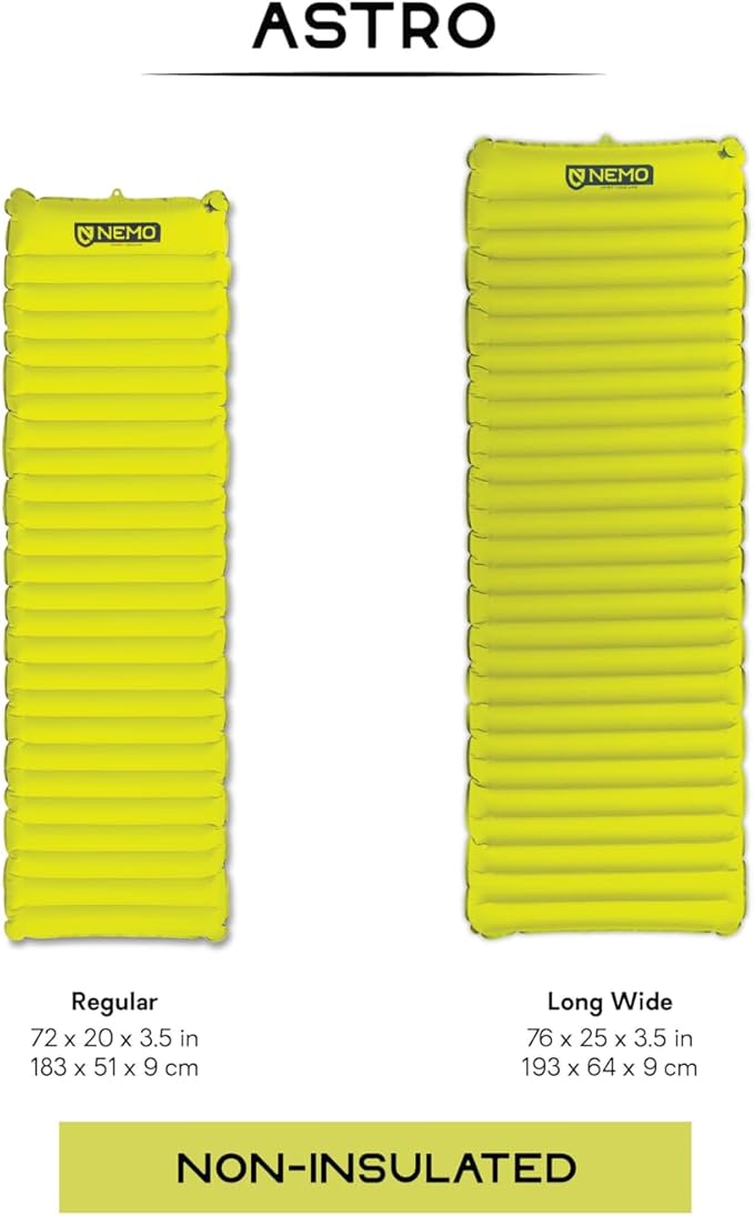 Nemo Equipment Astro Sleeping Pad - Regular - Lumen