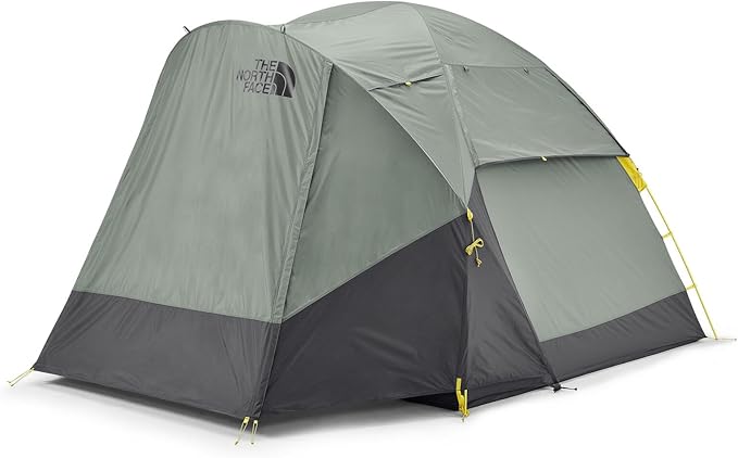 The North Face Tents Wawona 4 Tent - Four-Person Camping Tent, Water Repellent, Spacious & Easy to Set Up, Attached Vestibule