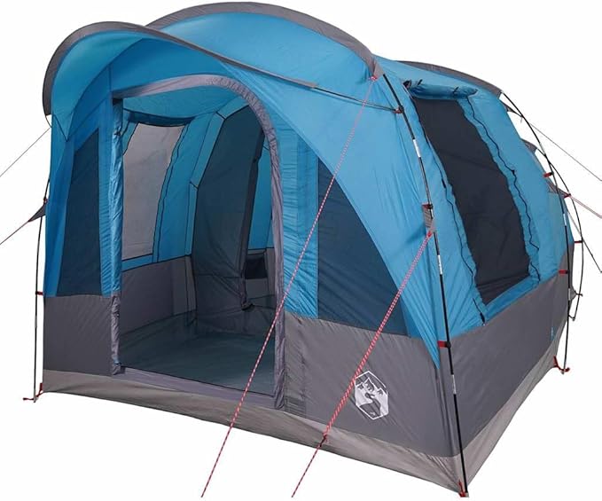 Waterproof Camping Tent with Fiberglass Poles, All-Weather Windproof Shelter for Outdoor Adventures, Easy Setup Lightweight Polyester Tent with Mosquito