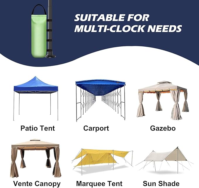 112 LBSCanopy Weights Sand Bags for Canopy Outdoor Advertising Tent Sunshade Fixed Windproof Pop up Canopy Tent (Without Sand) 4-Pack