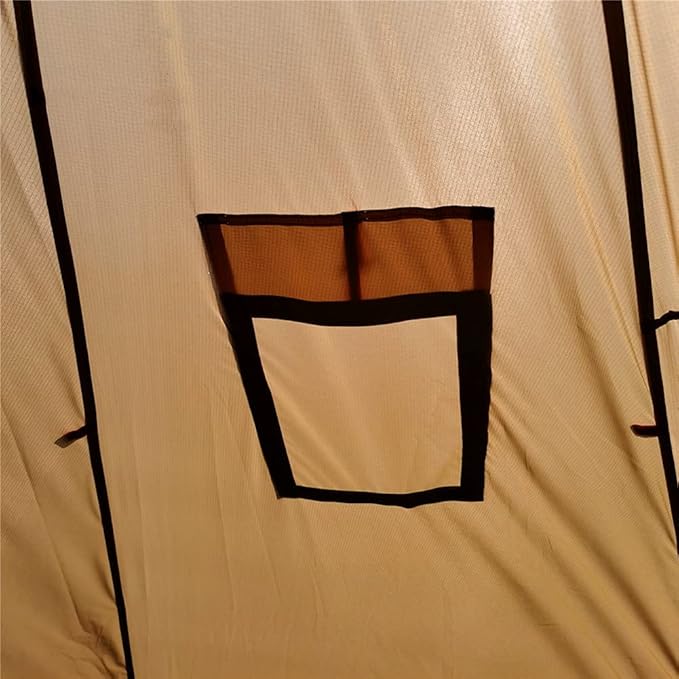 Ultralight 3-4 Person Teepee Tent with Snow-Skirt and Stove Jack Without Mesh Backpacking Outdoor Tent