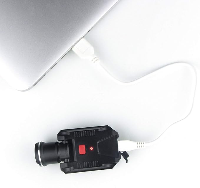FISHNU 500 Lumens Clip-on Hat Light,USB Rechargeable Led Cap Light,No Red Ring and Aluminum Alloy Zoomable Head Baseball Hat Lamp,Tightly Clip Designed Spotlight