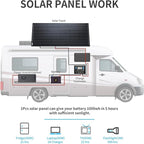 ACOPOWER 200 watt Solar Panels,High Efficiency Black PV Module Power 200W Mono RV Solar Panel for 12 Volt System,RV Marine Boat Cabin and Other Off Grid System
