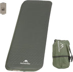 Self Inflating Sleeping Pad with Foam and Electric Pump，Innovative Y-Shaped Telescopic Structure，4.3" Thick Ultraportable Camping Mattress，Outdoor Compact Air Mat for Tent Car（4.2*79*28 inch）