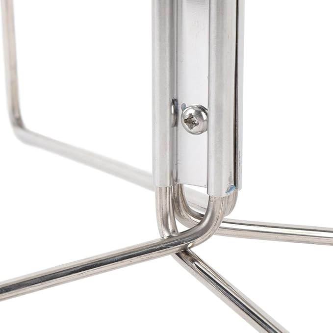 Foldable Cooler Stand with Storage Bag, Stainless Steel Ice Box Holder Holder for Camping, Portable Fridge Ice Box Holder for Hiking BBQ Cooking Fishing Picnic Outdoor