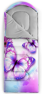QOOMO Camping Sleeping Bags,3 Season Warm & Cool Weather,Lightweight,Waterproof Sleeping Bags for Adults & Kids Traveling,and Outdoors