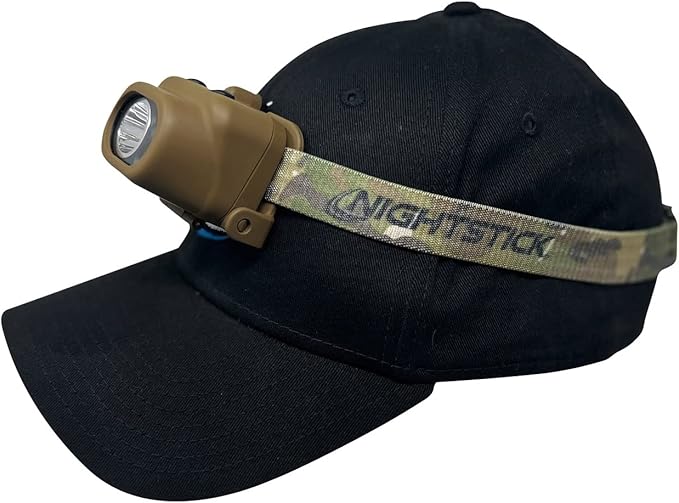 Nightstick NSP-4610C Multi-Function Headlamp in Flat Dark Earth with Camo Elastic Headband - 3
