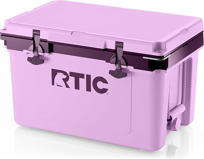 RTIC Ultra-Light 32 Quart Hard Cooler Insulated Portable Ice Chest Box for Drink, Beverage, Beach, Camping, Picnic, Fishing, Boat, Barbecue, 30% Lighter Than Rotomolded Coolers