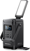 240W Portable Power Station 154Wh/48000mAh, 100W USB-C PD(Dual Way) LiFePO4 Battery Power Bank Station, 7 ports Solar Generator with LED and Stand for Camping, Home, Travel(Wall Charger Not Included)