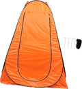 Fully Automatic Outdoor Changing Tent Quick-Open Shower Privacy Tent for Camping Fishing and Hiking Orange Double Ergonomic Design Spacious
