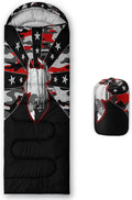 HOSIMA Butterfly Sleeping Bags for Adults and Kids for Camping,Black Gothic Ultralight Sleeping Bag for Cold Weather Summer.