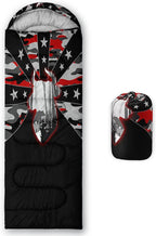 HOSIMA Butterfly Sleeping Bags for Adults and Kids for Camping,Black Gothic Ultralight Sleeping Bag for Cold Weather Summer.