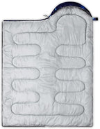 QOOMO Camping Sleeping Bags,3 Season Warm & Cool Weather,Lightweight,Waterproof Sleeping Bags for Adults & Kids,Traveling,and Outdoors,Camping Gear Equipment