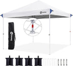 Sekey 10x10 Pop Up Canopy with One Push Setup-Easy Up Canopy with 99% UV Blocking - Instant Outdoor Sun Shade for Events, Parties, Camping- Commercial Gazebo with Weight Bags,Wind Proof&Waterproof
