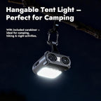 WARSUN MD9 Cap Light & Headlamp – Rechargeable 800 Lumens LED with COB, Motion Sensor, 5 Modes, Hat Clip & Bike Strap Mount, for Camping, Hiking, Repairs