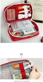 First Aid Bag - First Aid Kit Bag Empty for Home Outdoor Travel Camping Hiking, Mini Empty Medical Storage Bag Portable Pouch (Gray)