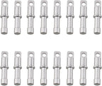 16PCS Silver Aluminum Alloy Spare End Plugs Tent Pole Repair Sleeve Tent Pole End Plug Tent Poles Male End Tips Replacement Accessories Spare End Plugs for 8.5mm Tent Poles, 53639-APHFOT-16