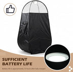 1 Set Spray Tan Tent Light 5000 mAh Rechargeable Portable Camping Lantern with Magnet Nano Adhesive for All Tanning Tent Power Outages, Hiking, Emergency