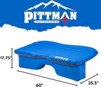Pittman Outdoors Backseat Bed for Truck - 60" Backseat Air Mattress for Truck, Vans & Large SUV Bed Mattress - Back Seat Bed for Truck Includes Pump, Pillow & Storage Bag - 60" x 35.5"