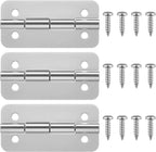 3 PCS Stainless Steel Cooler Hinges Replacement for Igloo Style Ice Chests, Camping Coolers Accessories with Screws, Fits Igloo Rectangular Coolers 25-165 Qt, Replaces Part #24005