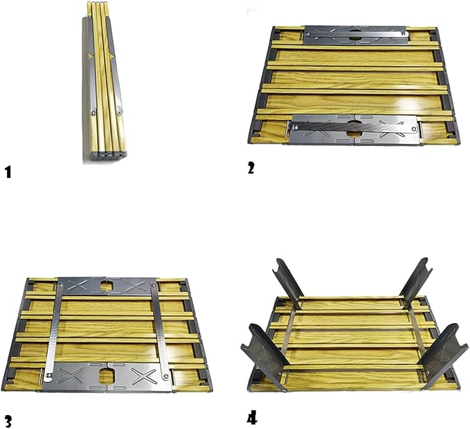 Camping Portable Foldable Table for Outdoor Picnic Barbecue Tours Tableware Ultra Light Folding Computer Bed Desk Camping Accessories