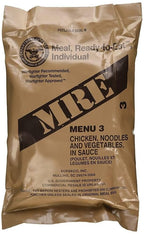 Ammo Can Man MRE (Meals-Ready-To-Eat) Case - Genuine Military Surplus MRE Case | 2026 Inspection Date (A and B Case Combo - Menus 1-24)