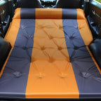 Self-Inflating Car Air Mattress for Toyota 4Runner 2010-2025 SUV 5-Seater, 5cm Thick Portable Foldable Double/Single Bed for Camping Travel,Polyester Fabric OrangeGray