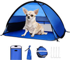 Beach Sun Shelters, Instant Sun Shade Canopy Head PopUp Canopy Automatic Shade Tent for Camping, Portable Windproof Waterproof with Mobile Phone Stand with Tent Nails, with Breathable Mesh, 80cm