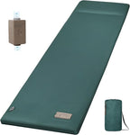 Sleeping Pad for Camping, Self Inflating Camping Pad with Pillow, 3.14" Compact Thick Memory Foam Camping Mattress Pad, Travel Portable Camp Sleeping Mat with Built in Pump