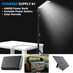 Camping Light, Telescoping Lantern Light, Work Lights with Stand for Garage Mechanics Workshop Outdoor,Adjustable Metal Telescoping Tripod 6Ft