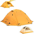 BISINNA 4 Season Tent for Backpacking Winter Tents 2 Person Lightweight Cold Weather Tents Waterproof Double Layer All Season Tent Aluminum Alloy Poles Easy Set Up for Camping, Hiking, Outdoor