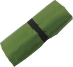 Ergonomic Inflating Sleeping Pad with Built in Pump, Nylon Material, and Storage for Office, Outdoor Camping Hiking (Olive Green)
