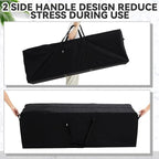 60 x 17 x 20 Inch, 332 L Extra Large Duffle Bag Camping Tent Storage Bag Heavy Duty Waterproof Sports Equipment Carrying Case for Tent Pole Travel Canopy Hammock Tripod Fishing Outdoor Moving