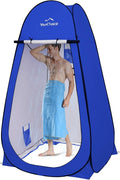 Your Choice 3.9x3.9x6.9FT Pop Up Privacy Tent, Large Portable Camping Changing Room with 2 Storage Pockets & 4 Sandbags, Outdoor Shower & Toilet Shelter for Beach, RV, Camping & Hiking