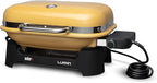 Weber Lumin Portable Outdoor Electric Barbecue Grill for Small Spaces and Travel, Golden Yellow