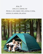 GeRRiT Tent Outdoor Fully Automatic Outdoor Speed Open Tent Multifunctional Waterproof Tent Camping Festival Family Tent,with Festival Essential, Dome Tent, 100% Waterproof,215 * 150 * 135cm