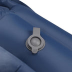 Alomejor Sleeping Pad, Self Inflating Camping Mat with Built in Foot Pump for Outdoor Hiking 49.2x77.1in Navy