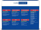 Care Science CarePak Variety Pack 203pc, Assorted | Includes Sheer, Waterproof, Plastic Bandages and a First Aid Kit. Breathable Protection for Use on Minor Cuts, Scrapes and Burns