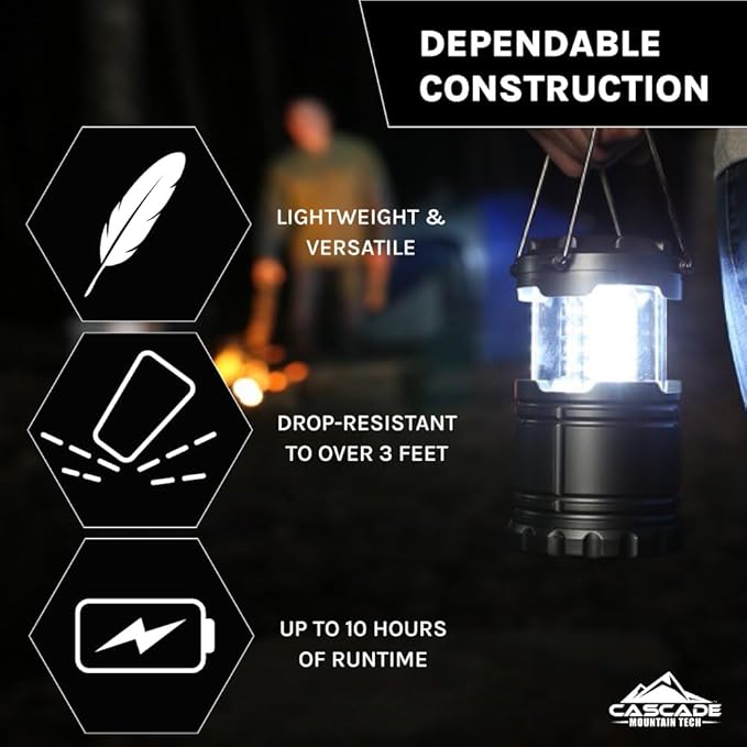 Cascade Mountain Tech Pop up LED Lantern