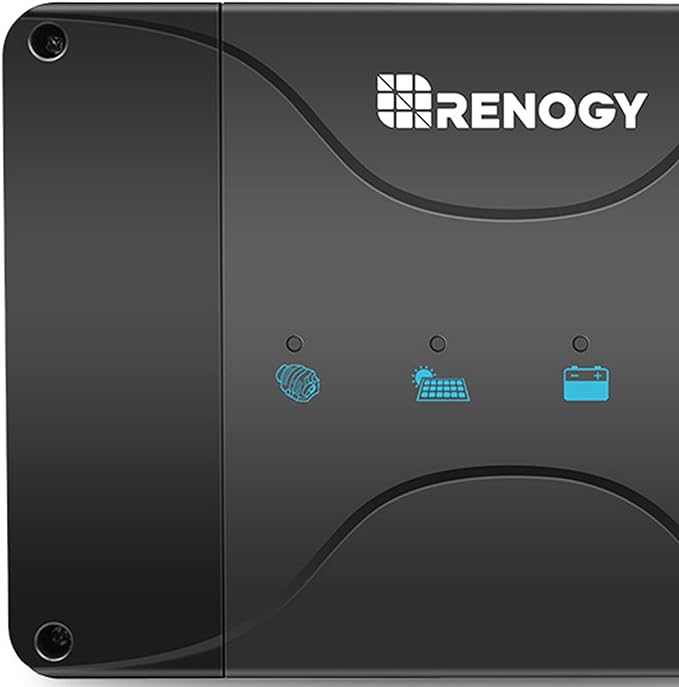 Renogy DC to DC Charger with MPPT 12V 30A Multi-Stage Charging - Smart On-Board Battery Charger for Solar/Alternator Input - Charges Lithium AGM Gel Flooded Batteries in RVs Cars Marine